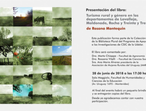 Presentación del libro: «Turismo rural y género en los departamentos de Lavalleja, Maldonado, Rocha y Treinta y Tres»